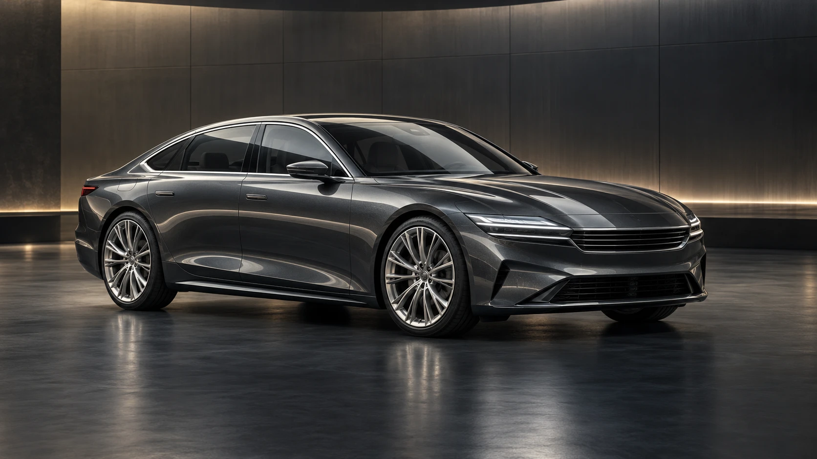 Graphite automotive paint finish